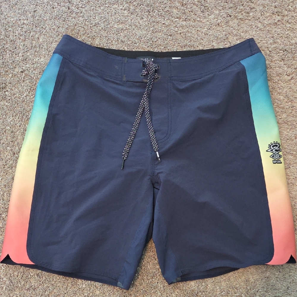Rip Curl Mirage-Navy and Gradient Board Shorts